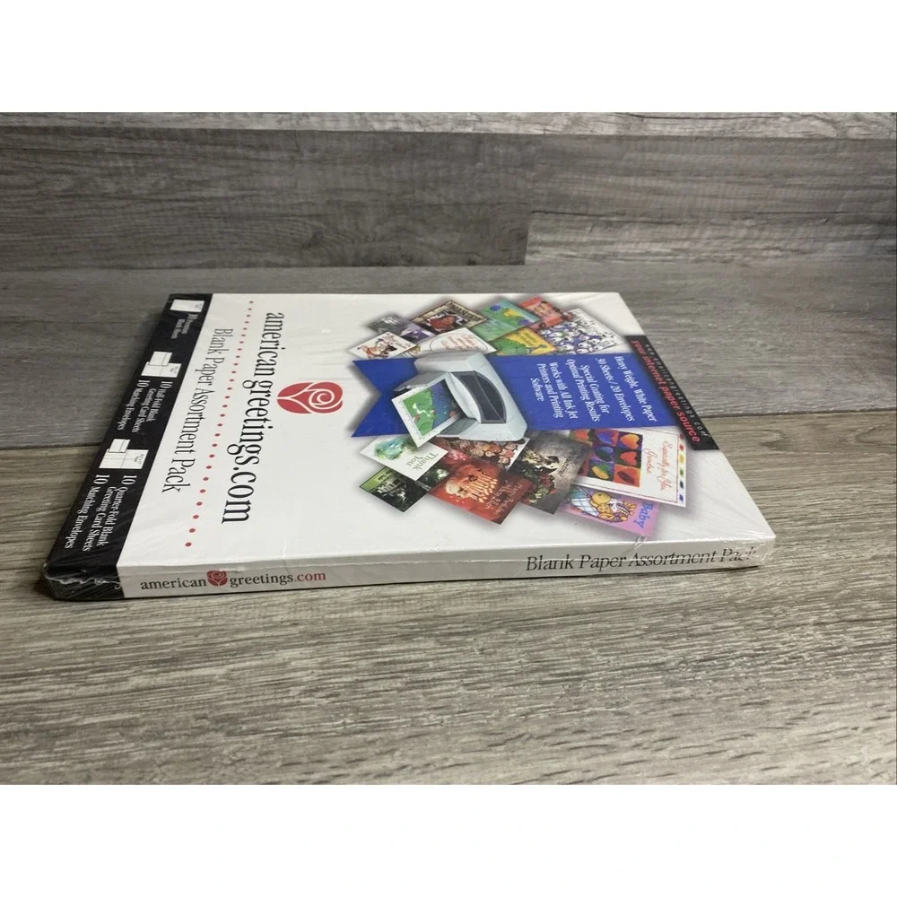 American Greetings Blank Paper Assortment Pack NEW SEALED